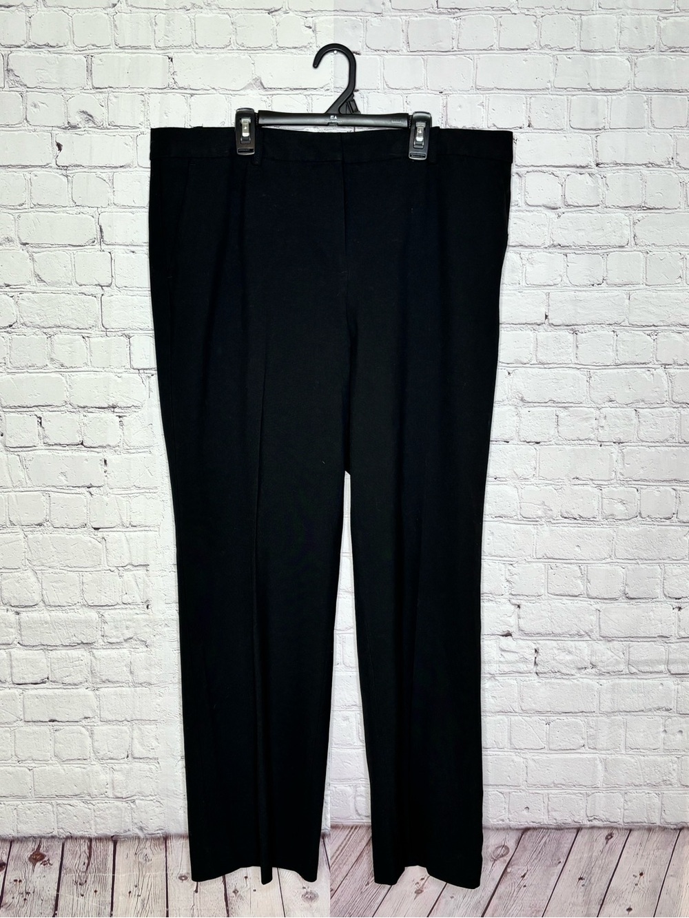 Talbots Petite Windsor Black Trouser Pants Size 14P